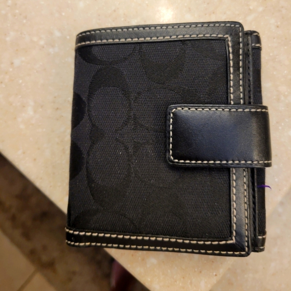 Coach Black Wallet